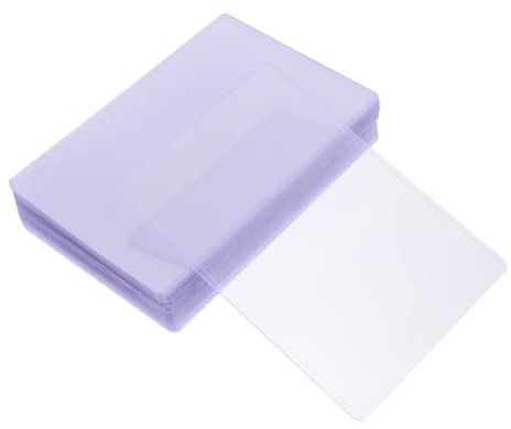 CAXUSD 30stücke Transparente Hartplastik-kartenhüllen Für Klare Schutzhüllen Für Bilder Wasserfest Kratzfest Für Postkarten Und Kreditkarten