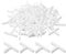 sourcing map 800Pcs Wall Floor Tile Plastic T-Shape Spacers Tiling Tools 2mm 1/16 Tile Spacers for Ceramic Tile Installation, White