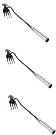BESPORTBLE 3St wieder Multifunktion Rechen Verhinderer gartenwerkzeuge gartenarbeit unkrautschreck weedbrush umkrautentfer vernichter Unkraut jäten Haushalts-Jätwerkzeug Wurzelheber Stahl