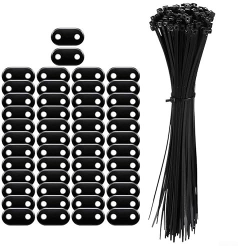 Clip di installazione per schermo privacy, set di montaggio in PVC per schermi di privacy esterni, clip resistenti alle intemperie per recinzioni e barriere da giardino (50/100 pezzi) (50 pezzi)