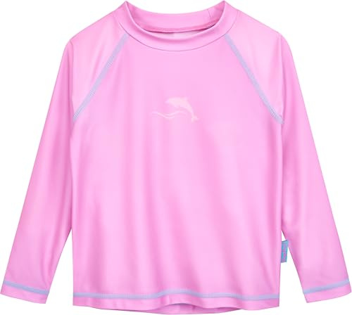 Playshoes Unisex Kinder Langarmshirt Rash-Guard-Shirt, Lang Lila Batik, 98-104