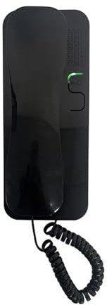 Telefoni cablati leggeri e montati a parete Telefoni a due vie per servizi domestici aziendali (Black)