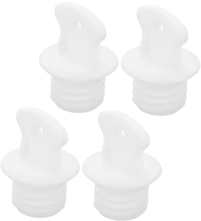 IWOWHERO 4 Stück Gummi Ersatzstopfen für Wärmflaschen 20mm Auslaufsicherer Verschluss Passend für Wärmflaschen und Warmhaltebeutel Langlebig und Leicht zu Reinigen für Zuhause