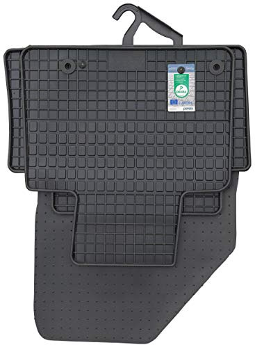 PETEX Gummimatten passend für C5 ab 04/2008 / C5 Tourer ab 03/2009 Fußmatten schwarz 4-teilig