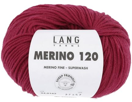 Merino 120 Superwash 0162 kirschrot