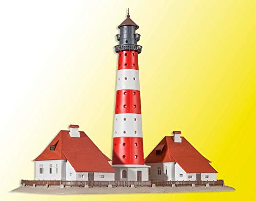 Viessmann 37300 - N Leuchtturm Westerheversand mit 2 Nebengebäuden