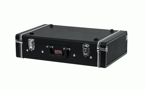 Gator Cases Gig-Box Jr. All-In-One Pedal Board mit Koffer und dreifach Gitarrenständer, schwarz (GW-GIGBOXJR)