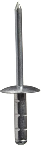 GESIPA Blindniete PolyGrip 25 Stück (Alu/Stahl 4,8x17 K 16, Nietkraft-ø 4,8 mm, Scherkraft 1500 N, Zugkraft 2300 N, Flachrundkopf) 1433853