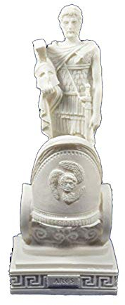 Gott Ares Statue, antiker griechischer Gott des Krieges Skulptur