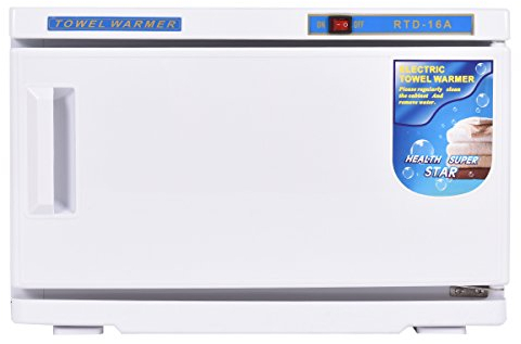 COSTWAY 16L Towel Warmer, 3-in-1 UV Sterilizer Disinfection Warmer Hot Facial Cabinet for Tool for Beauty Salon, Spa and Home, 200 W (Towel Cabinet)