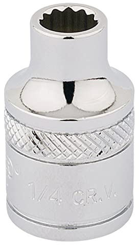 Draper 49015 Square Drive Hi-Torq 12 Points Socket 3/8 Length, Blue