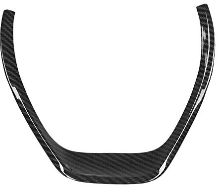 Outbit Lenkradverkleidung, Lenkradblende, Lenkradabdeckung, Carbon-Faser-Stil, Auto-Lenkrad-Dekorationsabdeckung, für 3er-4er-Serie F30 F32