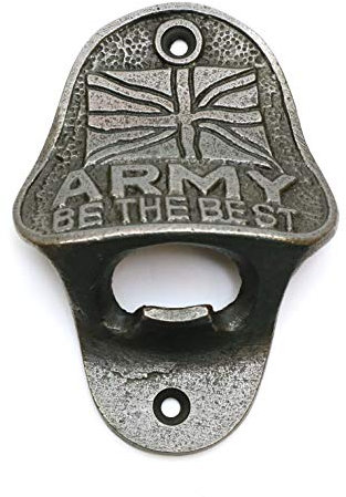 Army Be The Best Wall Mounted Bottle Opener (Approx 110mm x 75mm)