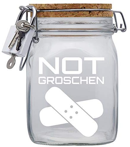 Spardose Notgroschen Geld Geschenk Idee Transparent L