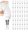 LED ATOMANT Packung mit 50 LED-Lampe E14 Kerze C37 6W, Farbe Neutralweiß, 610 Lumen, dünner Sockel, entspricht 60W