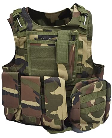Gilet tactique militaire extérieur, gilet de jeu sur le terrain, équipement de protection de paintball, gilet de protection pour pistolet à air comprimé, adapté à la chasse en plein air,