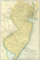 New Jersey Map Journal: Vintage 1891 Map of New Jersey Notebook (Blank Lined Journal, 6x9 Lined Pages, 120 pages)