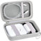 Travel Case for UCOMX for Nano/for Rtops/for Hicober/for Iseyyox 3 in 1 Wireless Charger, Foldable Magnetic Charging Station Storage Holder Bag for Fast Charge Pad Cable and Adapter, White-Box Only