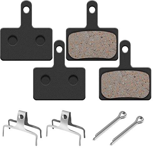 2 Paar Cube Bremsbeläge, MTB Fahrrad Bremsbeläge Scheibenbremse, Hintere Bremsbeläge Aus Metall für Shimano M315 M355 M375 M416 M446 M447 M475 M515 M525 M575 C501 C601 T615 T675 B01 B01S usw