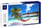 Lais Puzzle Tropischer Strand mit Palmen und Hängematte 2000 Teile