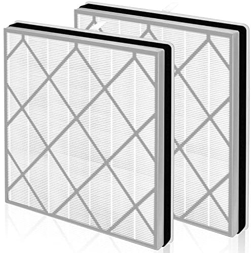 HE400 Filter Replacement for Shark Air Purifier 4 Fan, Compatible with Shark HE400 HE401 HE402 HE405 Air Models, True H13 HEPA Filter, Replace Part # HE4FKPET, 2 Pack