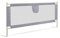 Ikodm 180cm Bettgitter für Kinder, Bettschutzgitter Höhenverstellbar von 64-96cm, Rausfallschutz Bett, Kinderbettgitter, Babybettgitter Sicher, Einfach zu Montieren, Grau