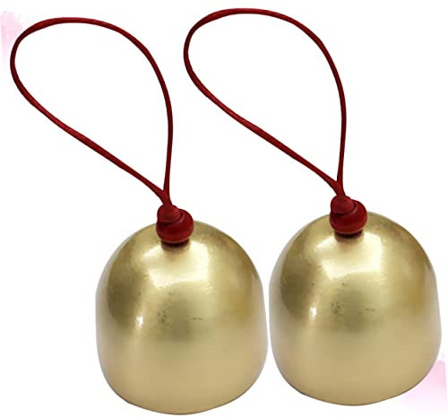Toyvian 2st Schiff Hängende Glocke Glockenzauber Chinesische Windspiele Taschenglocken-anhänger Glöckchenverzierung Rückspiegel Windspiel Glockendekoration Weihnachten Kranz Kleine Glocke