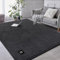 RTBQJ-AT Badematte rutschfest Badezimmerteppich 160x120cm Groß Badteppich Mikrofaser Weicher Badvorleger Küchenbodenmatten Maschinenwaschbar Öko-Tex 100 Zertifiziert, Grau