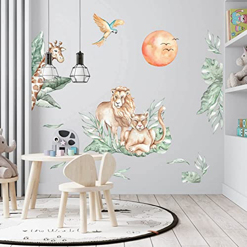 INSPIO Wandsticker - SAFARI-Tiere aus der Wildnis