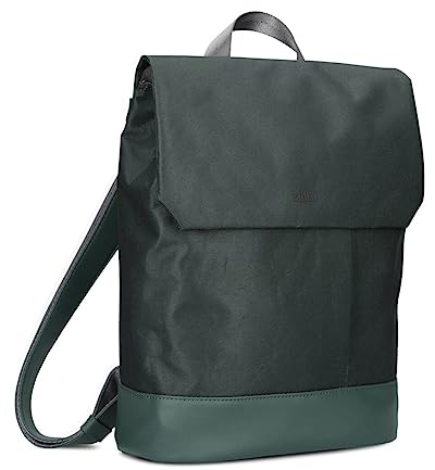 City-Rucksack Benno BE130 Tagesrucksack 7 Liter wasserabweisend & robust praktische Fächer Rückenpolsterung Magnet-Verschlussklappe Reißverschlussfach gepolstertes Trennfach Canvas-Stil (pine)