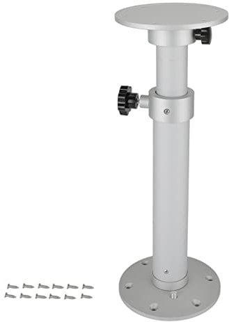Areyourshop PremiumTable Pedestal Leg Adjustable 445-690mm,Boat & Rotatable Table Pedestal Stand Detachable Table Base Leg for Rv Camper Caravan Boat Yacht Home