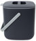 BLUE GINKGO Kitchen Compost Bin [2.6L] – Filter-Free, Odor-Tight Countertop Food Waste Pail with Handle (Made in Korea, Grey)