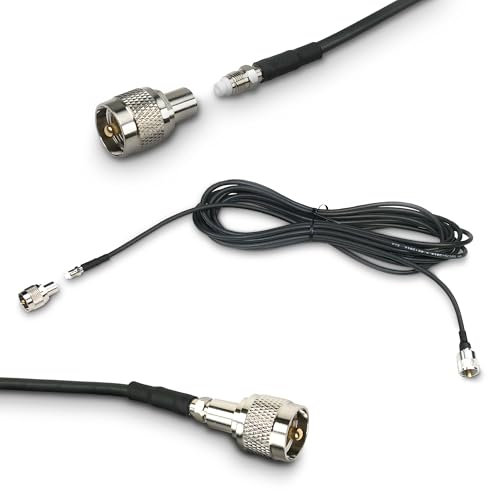 SRTA-530-FME Cavo RG58 Lunghezza 5,5 mts con due connettori PL 259