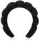Haarband Stirnband Make up Haarband Hautpflege Haarreifen Haarschmuck zum Waschen des Gesichts Schwarz