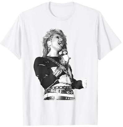 Singer Cyndi Lauper Live By Allan Ballard T-Shirt