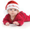 Weihnachtsmütze Baby Nikolausmütze Baby My 1st ChristmasPlüsch Weihnachtsmann mütze Rote Santa Mütze Bequemes Dicker Klassischer nikolaus mütze aus Samt für Gedenken festliche Partys im neuen Jahr
