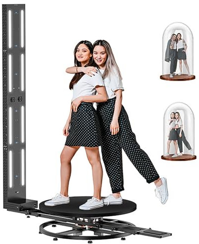 XGXHIN 3D Body Scanners, 360° Rotating Scanners with 6 HD Camera, APP Control, 1/1000 Ultra-high Accuracy, 15S Fast Full-Color Scan, for 3D Model Printing, Design