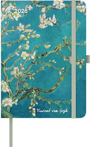 teNeues - ArtDiary Vincent van Gogh 2026 – Buchkalender 16x22 cm | ArtDiary Wochenkalender mit Meisterwerken für Van-Gogh-Fans & Kunstliebhaber: ArtDiary