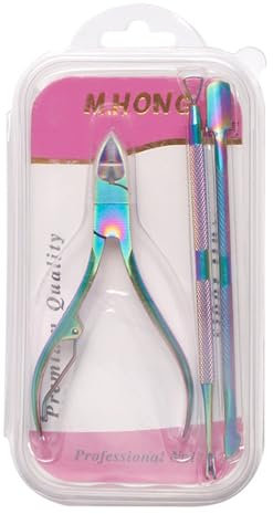 Juego de 3 pinzas de precisión para uñas encarnadas y gruesas, herramientas de pedicura