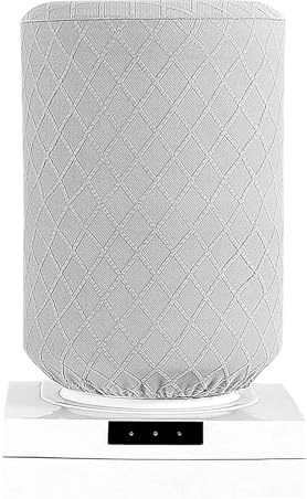 ReignSword Water Dispenser Barrel Cover for 5 Gallon Water Bottle, High Stretchy Dust Cover, Reusable Bucket Decor for Home or Office (Grey)