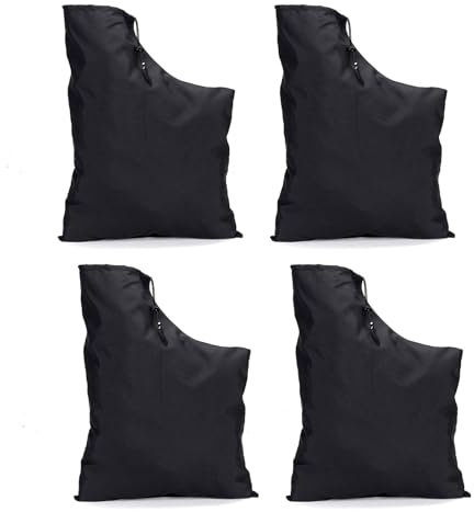 Ksikdeg Water Resistant Space Saving Adjustable Polyester Fabric Leaf Collection Storage Bag Fit for Electric Leaf Blower