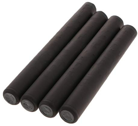 Geardeangloow Schrumpfkapseln aus PVC, 32 mm, Schwarz, 100 Stück