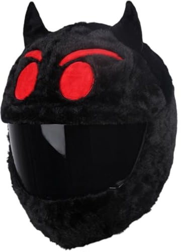 Wudaizhi Motorradhelm-Abdeckung, Vollhelme Halloween-Kappe-Abdeckung Motorrad Lustige Heeds Helme Schutzhülle Outdoor