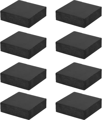 anti vibration mat – 8 Pcs Rubber Anti-Vibration Pads, 10mm Thick Non Slip Rubber Blocks, Suitable for Washing Machines, Dryers, and Other Devices