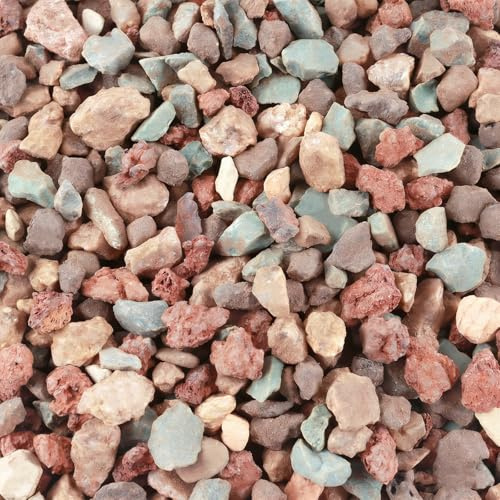JSMTKJ Pierre de Lave 0,8Kg Lapillo Volcanique Gravier Decoratif | pour Aquariums, Plantes Succulentes, Aménagement Paysager, Maison