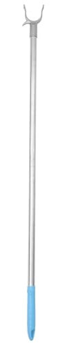 POPETPOP Barra para Tender la Ropa de Acero Inoxidable, 95cm, Gancho | Aluminio, una Pieza, Uso en Techo o Marco, Ligera, Portátil, Resistente y Fácil de Usar Estilo Aleatorio