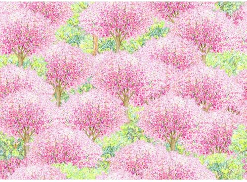 HUADADA 500 puzzle per adulti, classici puzzle di fiori di ciliegio per tutta la famiglia per donne regali per uomini (senza aree divise sul retro)