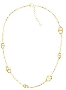 Tommy Hilfiger Jewelry Gliederhalskette für Damen Kollektion aus Edelstahl und Gelbgold-beschichtung - 2781022