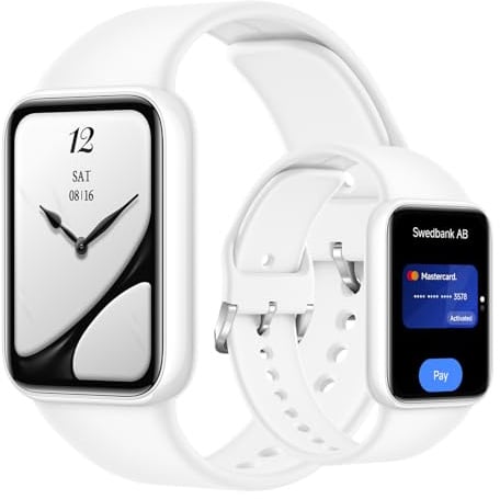 XIAOMI Smart Band 10 Pro NFC, Fitness Tracker Uomo Donna, Bianco