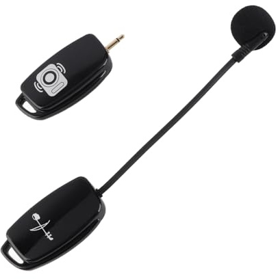 MENDUNER Micro Micro Erhu sans Fil 2,4 G avec Réduction du Bruit, Plug and Play pour Violon et Guitare Acoustique, Adaptateur 3,5 Mm à 6,35 Mm Inclus
